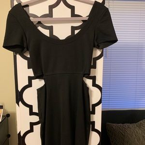 Little Black Dress with Cutouts